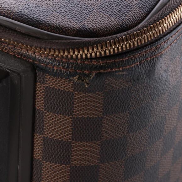 Louis Vuitton Pégase 65 Wheeled Suitcase in Damier Ebene Canvas and Leather - Picture 11 of 16